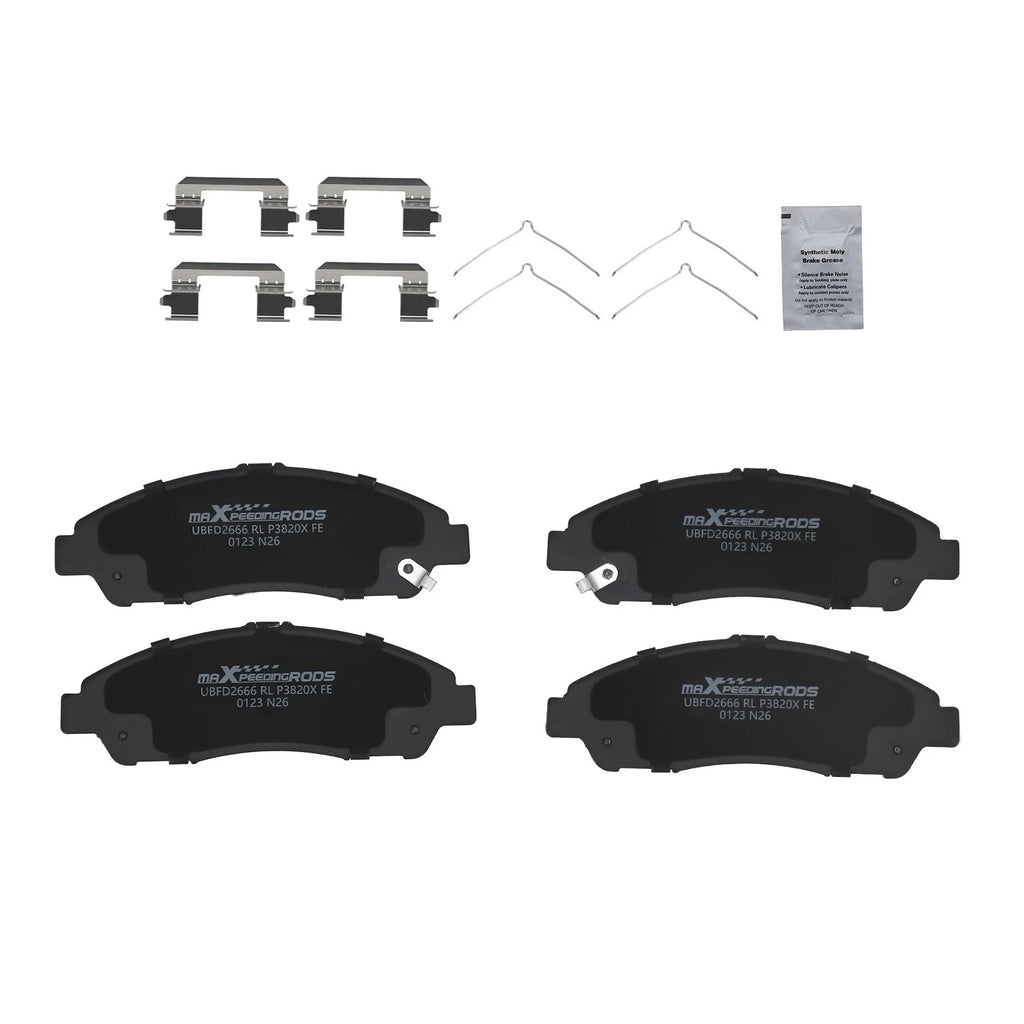 Front Disc Brake Pads Kit for Buick Enclave (2018–2020) Cadillac XT5 (2017–2020)