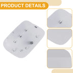 Fuel Tank Door Cap for Volkswagen Passat (2011–2018) Clip Type No.561809857 White