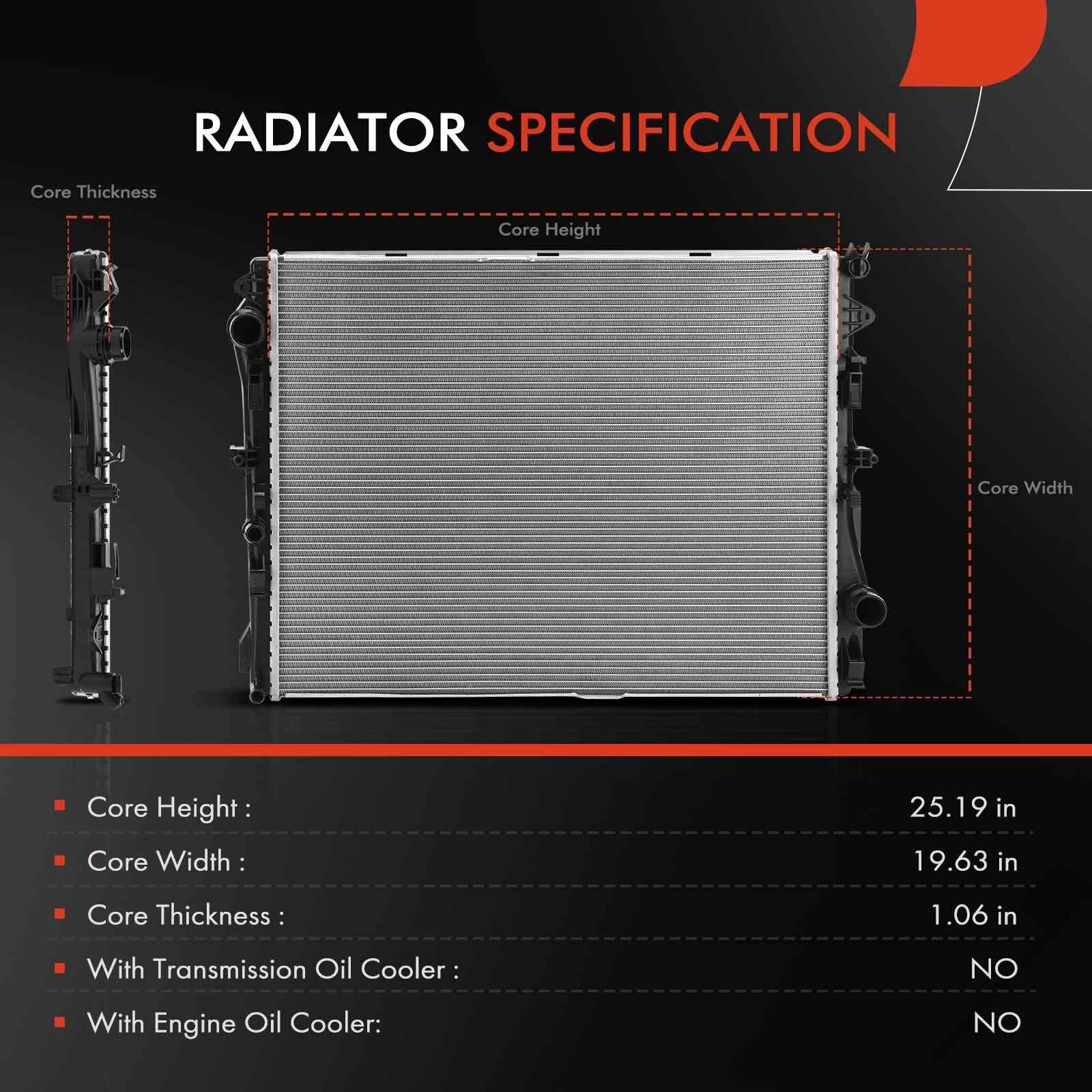Aluminum Radiator for Mercedes-Benz E450 (2019-2020)