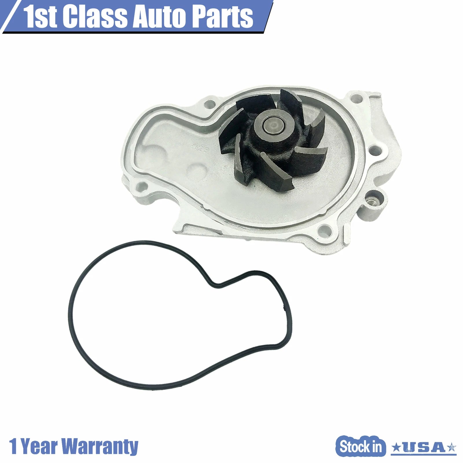 Water Pump with Gasket AW9273 for Honda Prelude (1993–2001) 2.2L L4