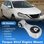 Front Right Engine Torque Strut Mount A7376 for Nissan Sentra (2013–2019)