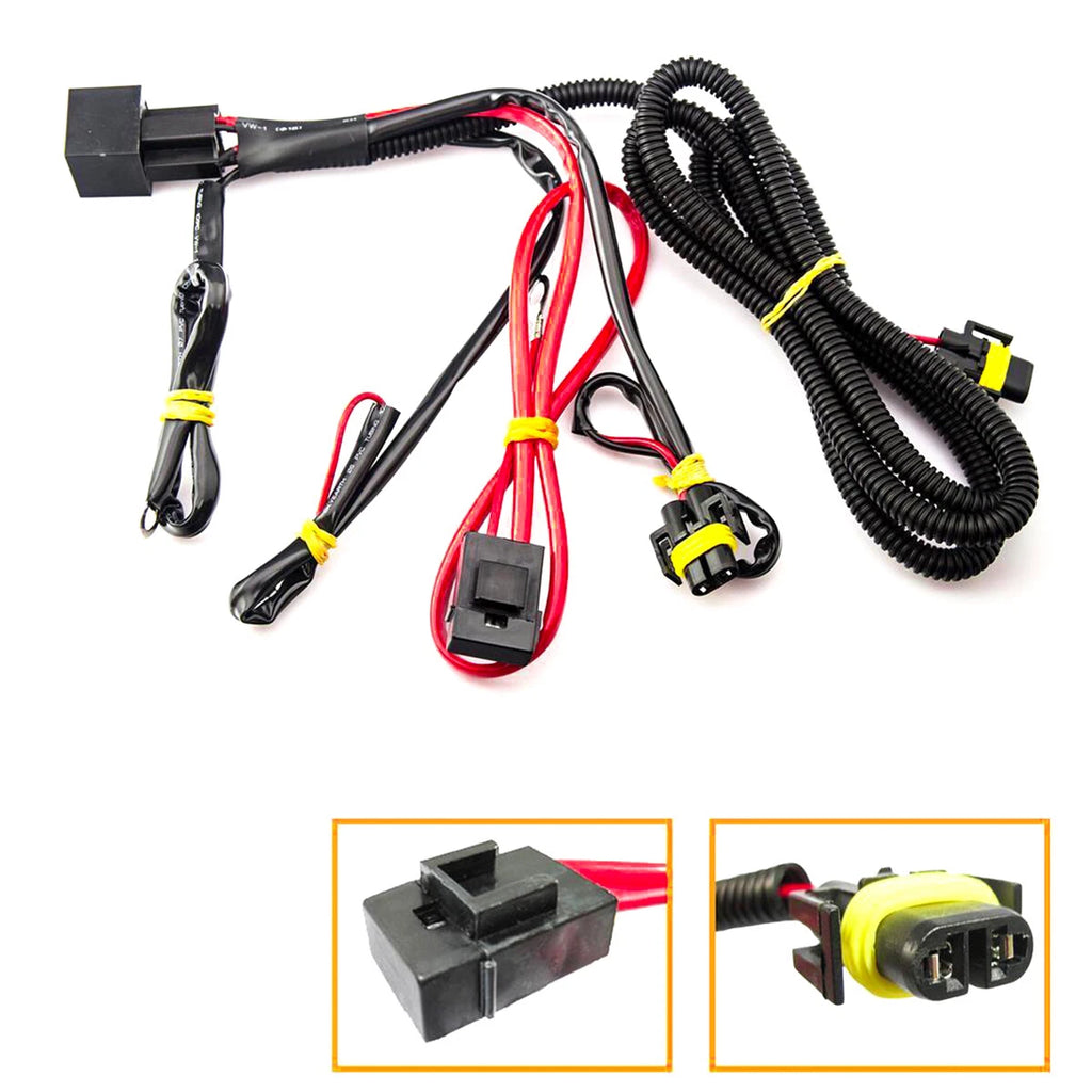 Relay Wiring Harness for H11 H8 HID Conversion LED Kit (2011–2011)