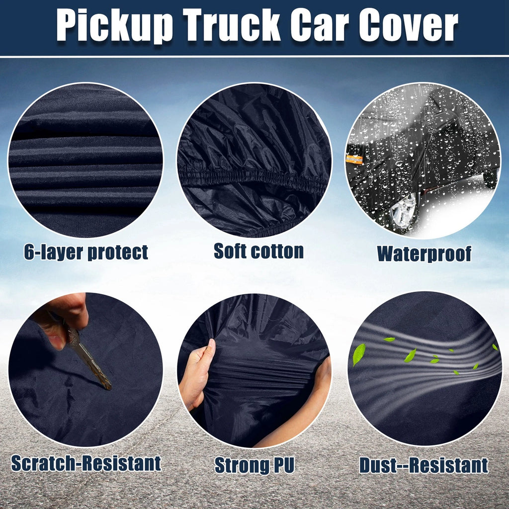 SUV Car Cover for Chevrolet Tahoe (2007–2024) Sun Protection 190T PU Navy Blue