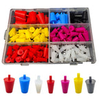 60-Piece Tapered Silicone Cones for High Temperature Tasks