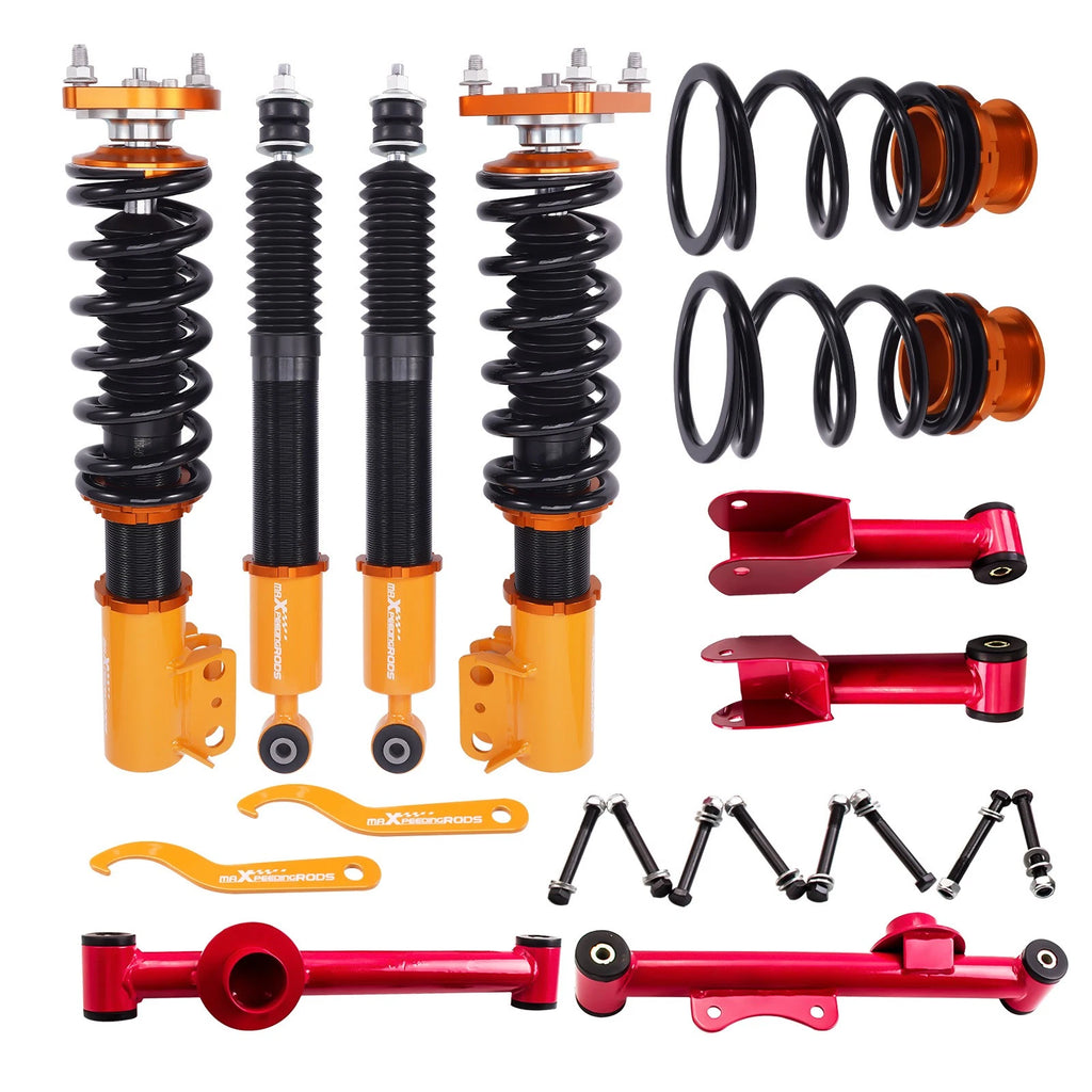 Lowering Coilovers Suspension + Rear Control Arms Kit for Ford Mustang (1994–2004)
