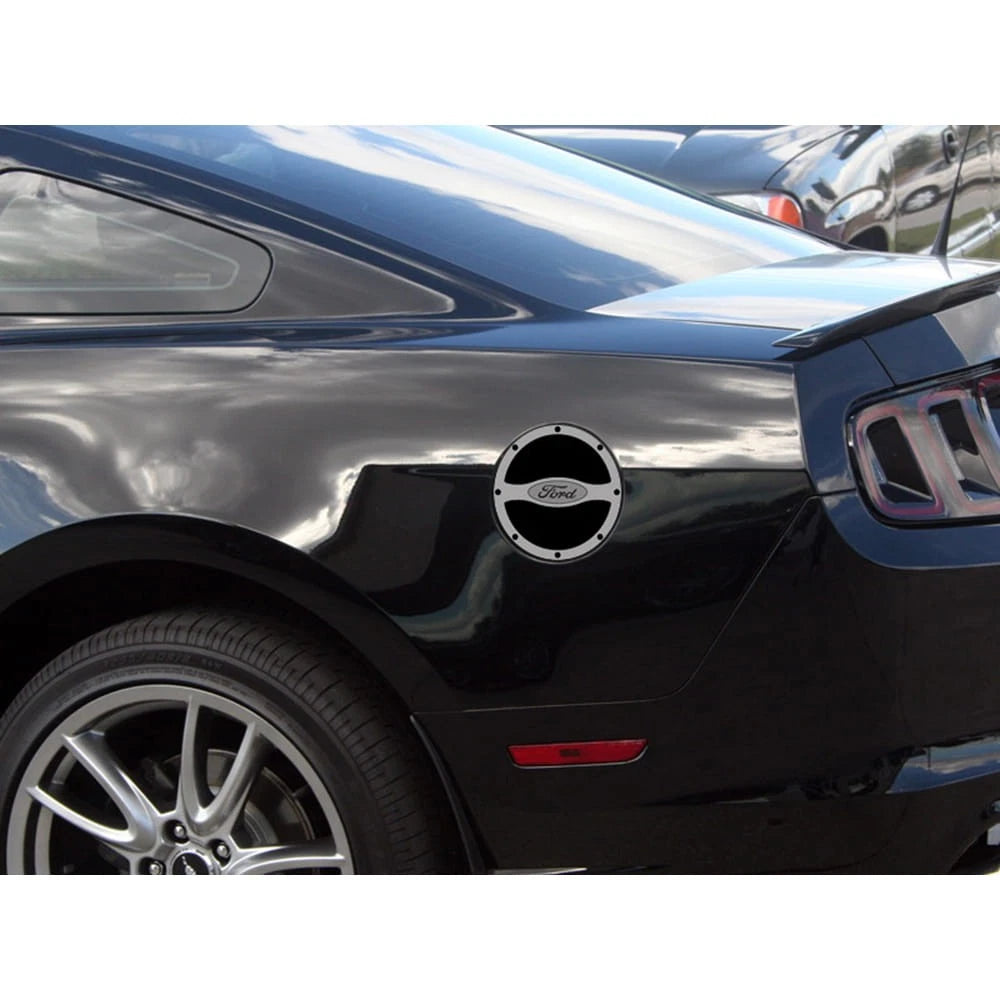 Polished Stainless Gas Door Cover Replacement for Ford Mustang GT (2011–2012)