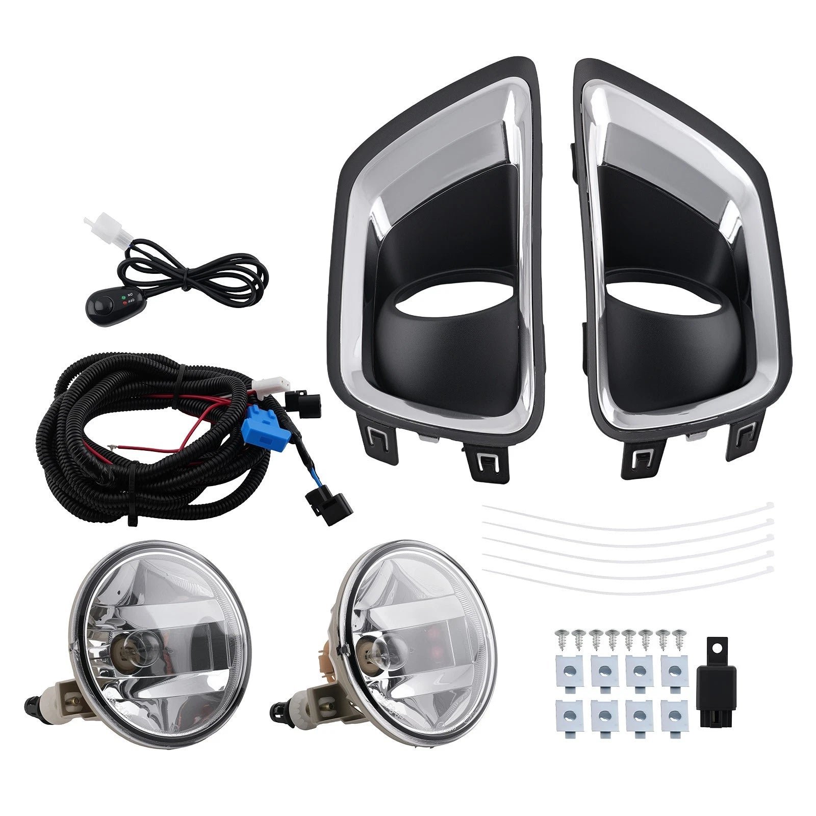 Bumper Fog Lights Kit for Chevy Colorado (2015–2020) - Wiring & Bulbs Included