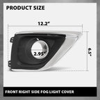 Fog Light Bezel Lamp Cover for Buick Envision (2019–2020) with Chrome Trim