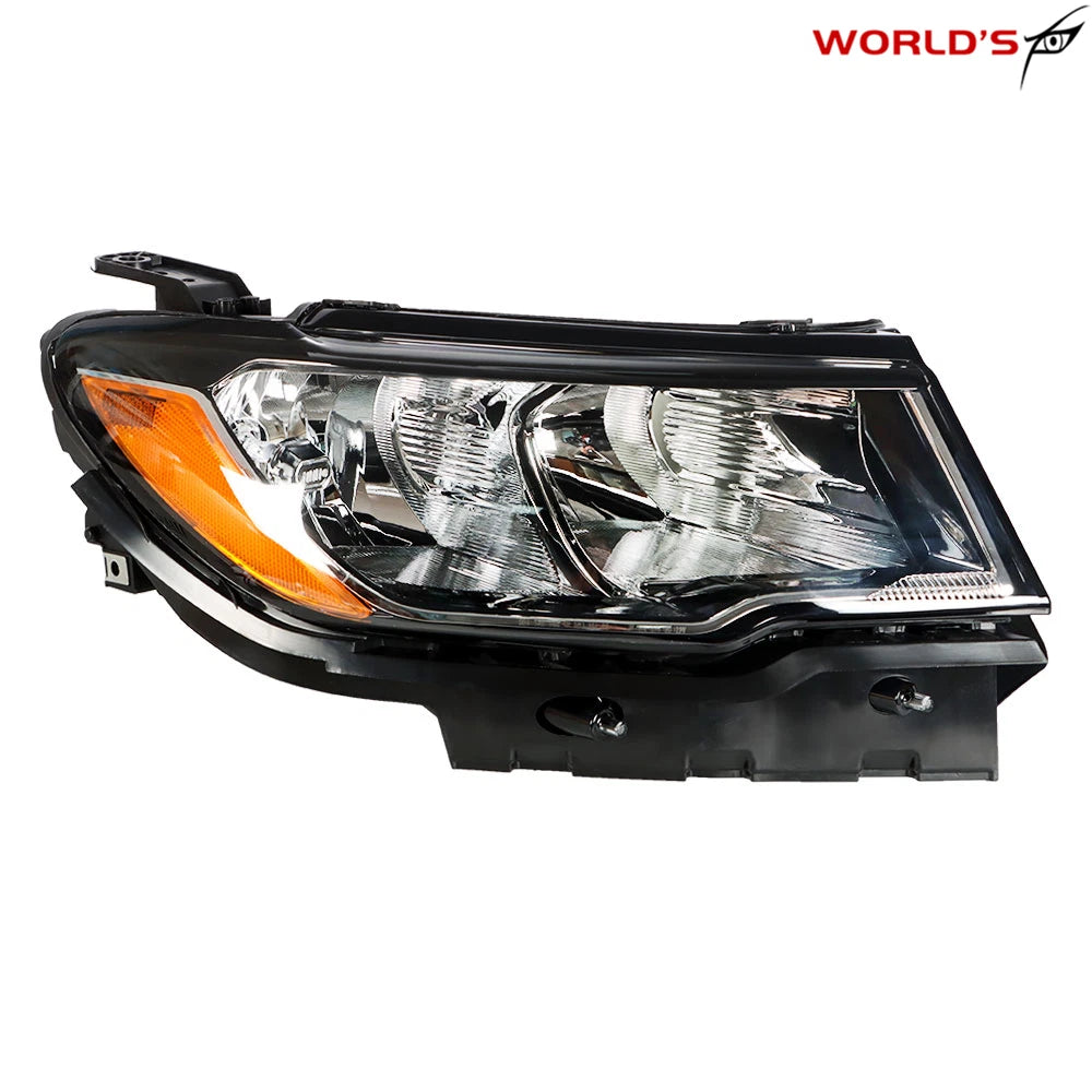 Halogen Headlight Assembly for Jeep Compass (2017–2020) Black Right Side
