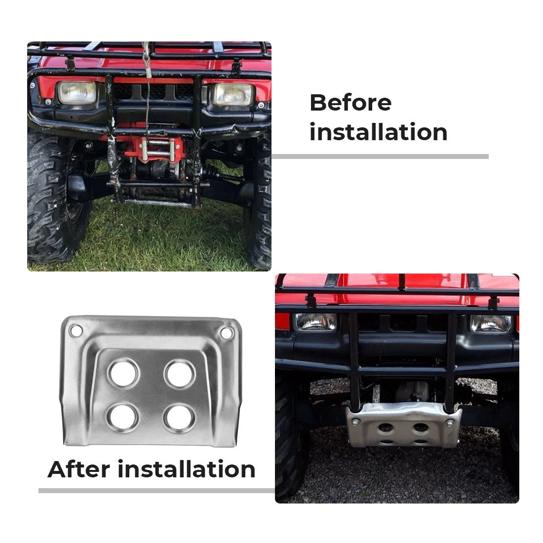 Front Skid Plate for Honda Foreman TRX400 TRX450 (1999–2004)
