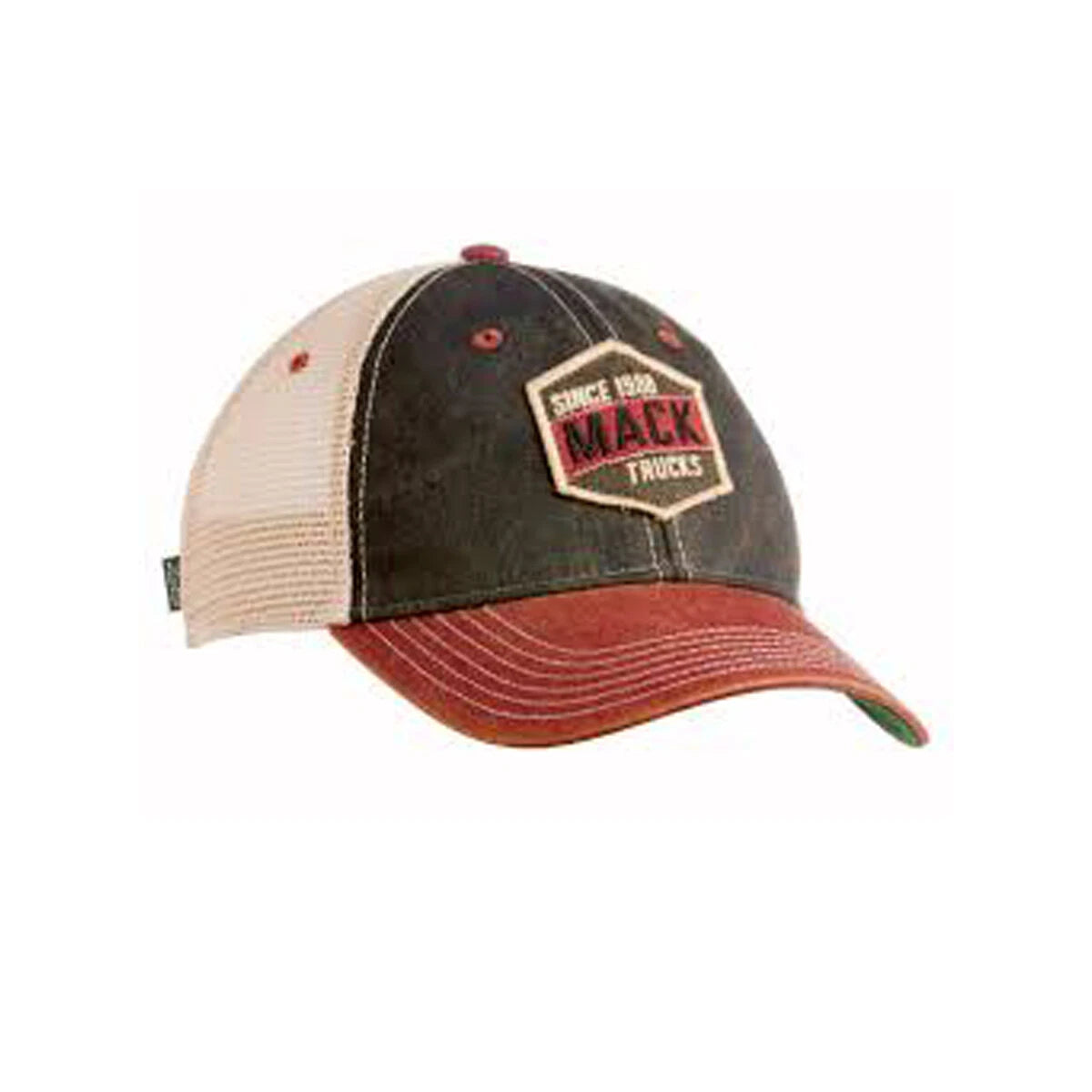 Mack Trucks Legacy Retro Cap with Tan Mesh Back Hat