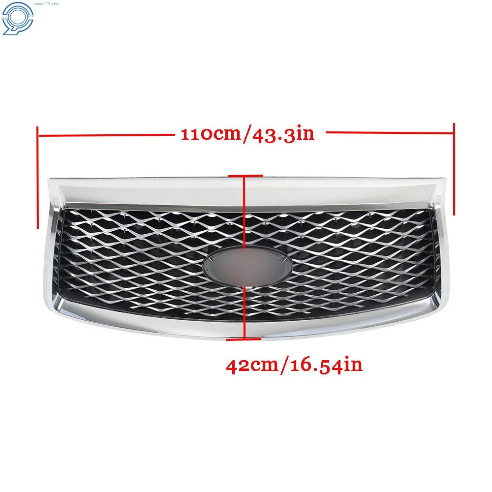Front Upper Grille with Camera Option for Infiniti QX80 (2018–2021) 623106GW0A