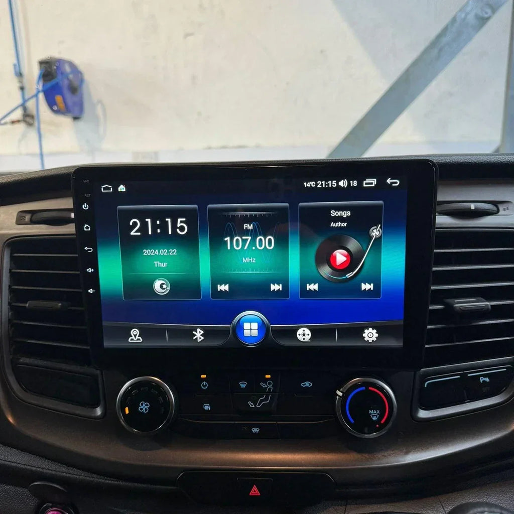 Wireless Carplay Android Head Unit for Ford Transit MK-9/Custom (2018-2024)