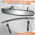 Universal UTV Rearview Mirror with Clamp for Roll Cage (Irregular Convex)