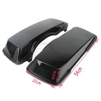 Saddlebag Lid Cover for Harley Electra Road Glide (1994–2013) - Vivid Black
