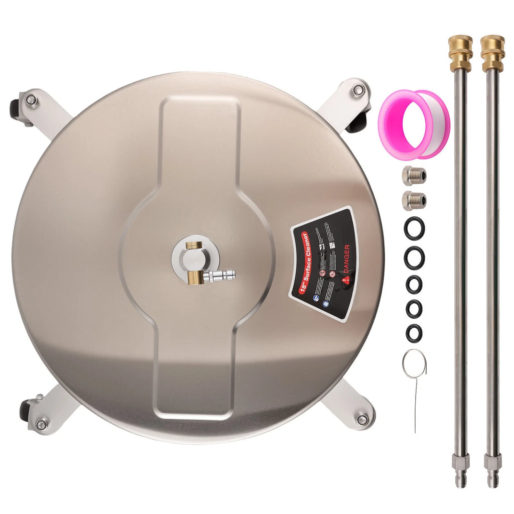 18" Pressure Washer Surface Cleaner for All Models (4000PSI)