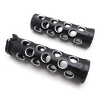 Black Hand Grips for Harley Road King, Street Glide (1" Handlebars)