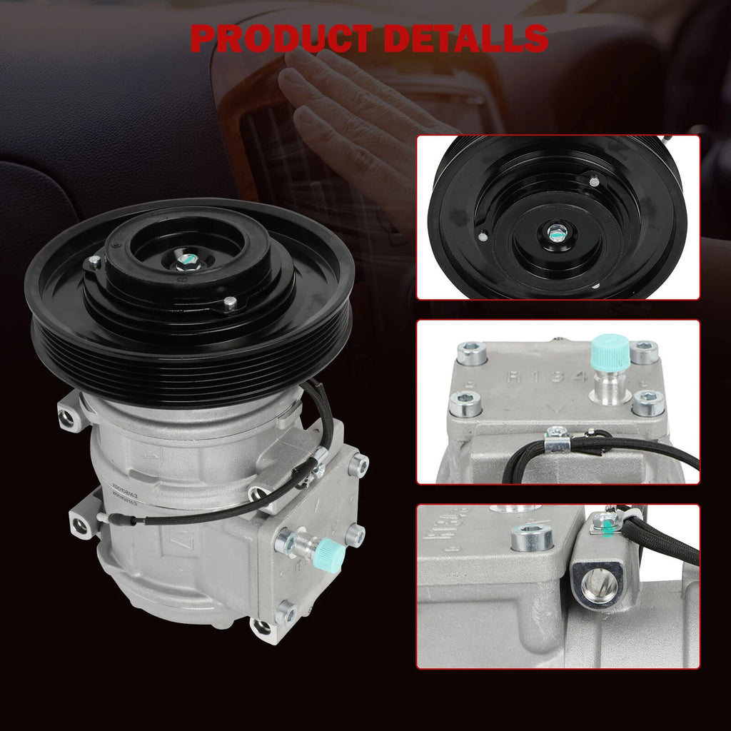A/C Compressor with Clutch for Honda Accord 1994-1997