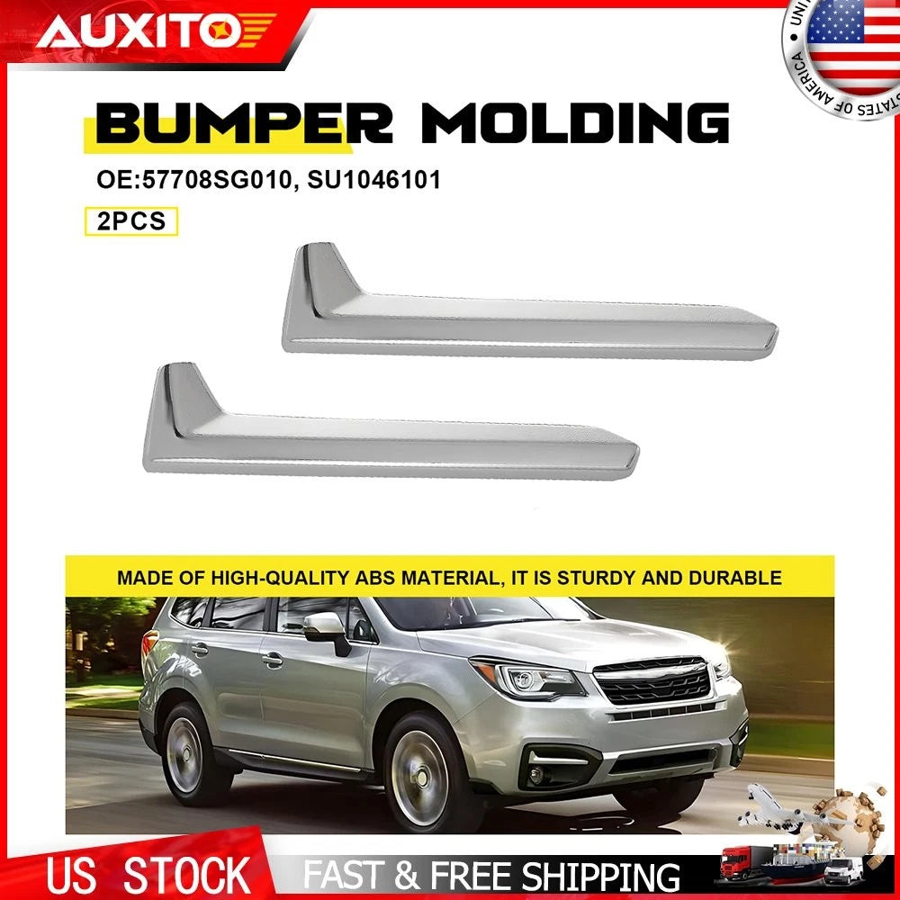 Chrome Fog Light Trim for Subaru Forester (2017–2018)