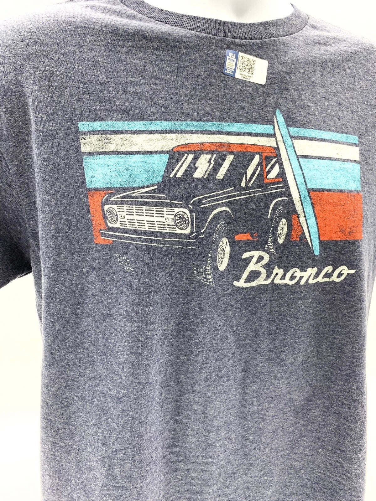 Heather Blue T-Shirt Replacement for Ford Bronco Surfboard Scene (2021–2024)