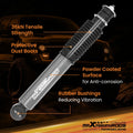 Front 2" Rear 3-6" Drop Lowering Shocks for Chevy S10/GMC Sonoma (1982–2004)