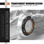 NICECNC Clear Clutch Cover Derby Cover for Harley Ultra Limited FLHTK (2016–2024)