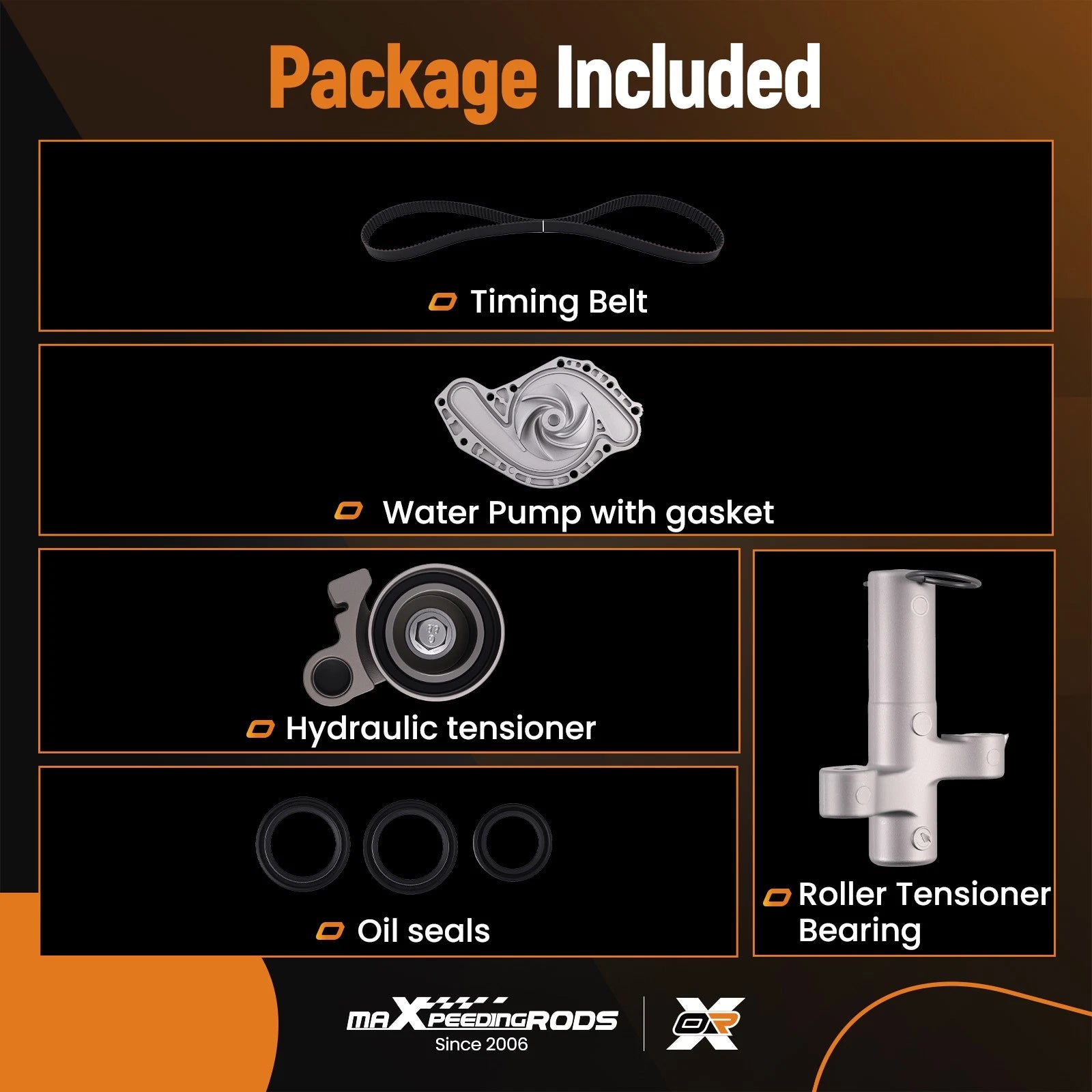 Timing Belt Water Pump Set for Chrysler Town & Country (2008–2010) 4663515AD