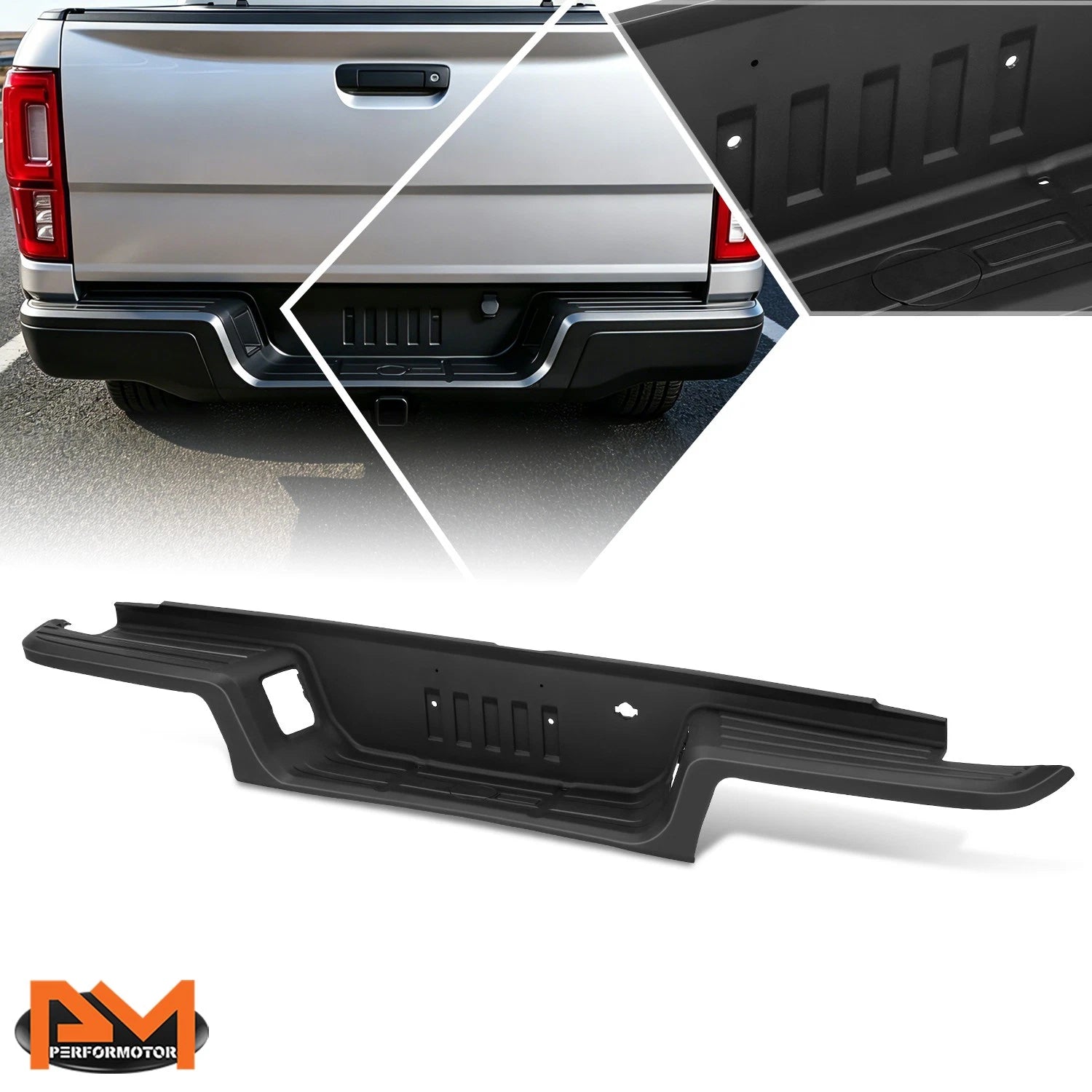Rear Bumper Step Pad for Ford Ranger (2019–2023) w/o Parking Sensor Holes