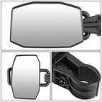 Universal UTV Side Foldable View Mirrors for Roll Cage Bar Mount