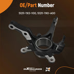 Steel Steering Knuckle Front Right for Honda Civic 1.8L (2012–2012)