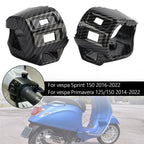 Handlebar Switch Cover for Vespa Sprint Primavera 125 150 (2014–2022) Carbon