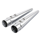 4" Megaphone Tapered Dual Exhaust Pipes for Harley Road Glide (1995–2016)