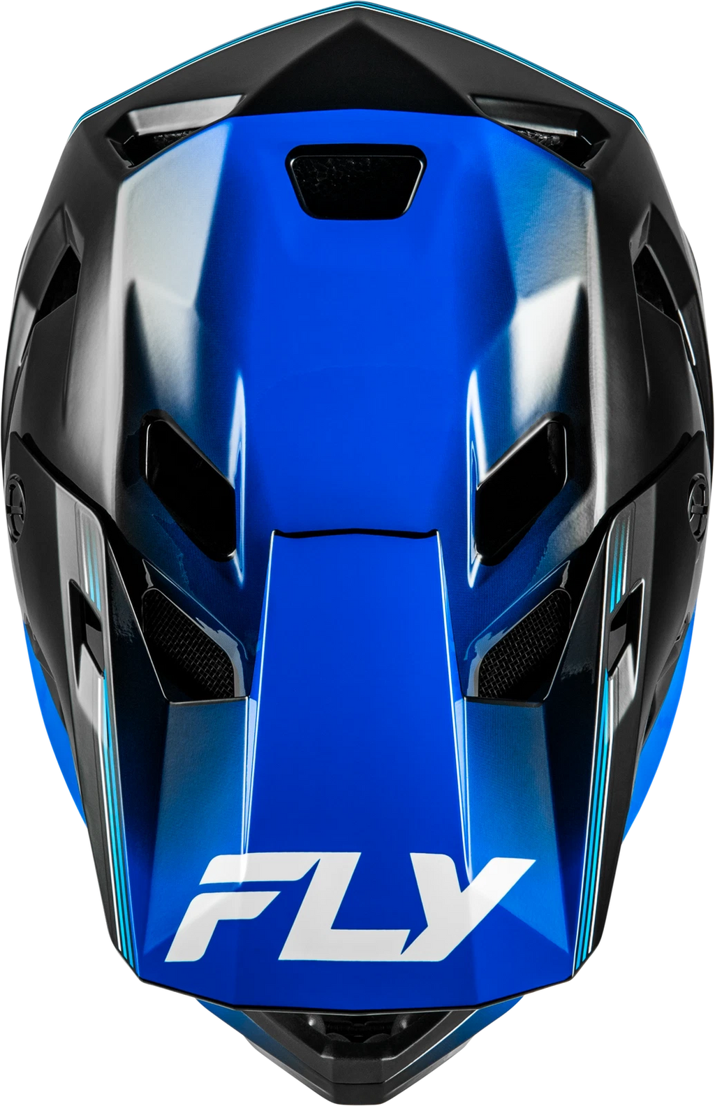 Fly Racing Rayce Repeat Full-Face Helmet for Bicycle (Large, Black/Blue)
