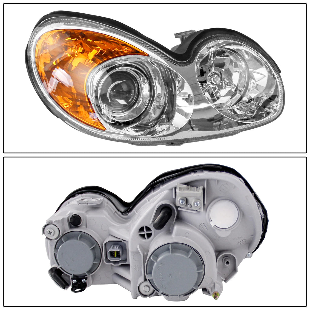 Set of 2 Headlights for Hyundai Sonata (2002–2005)