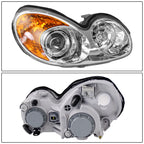 Set of 2 Headlights for Hyundai Sonata (2002–2005)