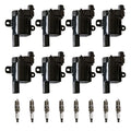 Set of 8 Ignition Coils & Iridium Spark Plugs for Express 1500 2500 3500