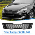 Front Upper Bumper Grille for Kia Optima (2011–2013) Black Chrome
