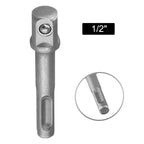 SDS Adapter Set of 4 1/2'' 1/4'' 3/8'' 40CR Steel