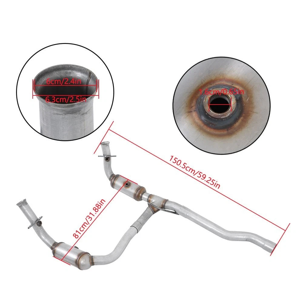 Y Pipe Catalytic Converter for Jeep Liberty (2008–2013)