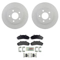 Front Rotors & Ceramic Disc Brake Pad Kit for Ford Explorer B3000 (1991–2001)