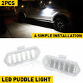 LED Side Mirror Puddle Lights for Cadillac Escalade, Chevy Silverado, Sierra, Suburban, Tahoe (2003–2006)