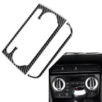 Center Console Air Condition CD Panel Cover Trim for Audi Q3 (2013–2018) Carbon Black