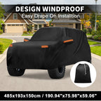 Waterproof Car Cover for Ford Bronco (2021–2023) with Driver Door Zipper