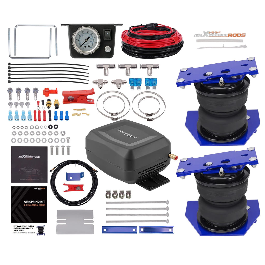 Air Spring Kit + Air Compressor Kit for Ford F-250 F-350 Super Duty (2023–2025)