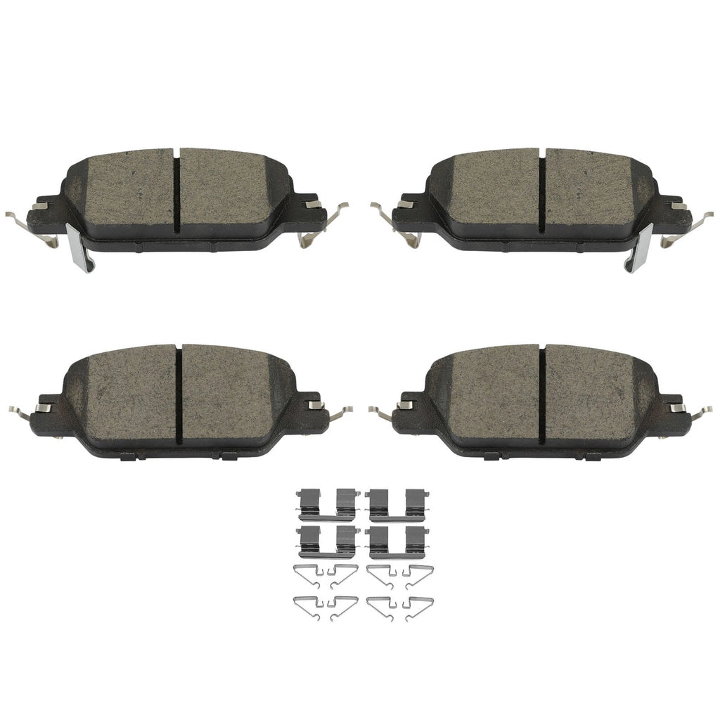 4X Rear Ceramic Brake Pads Kit for Honda CR-V (2017–2023)