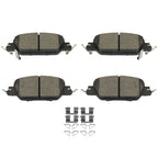 4X Rear Ceramic Brake Pads Kit for Honda CR-V (2017–2023)