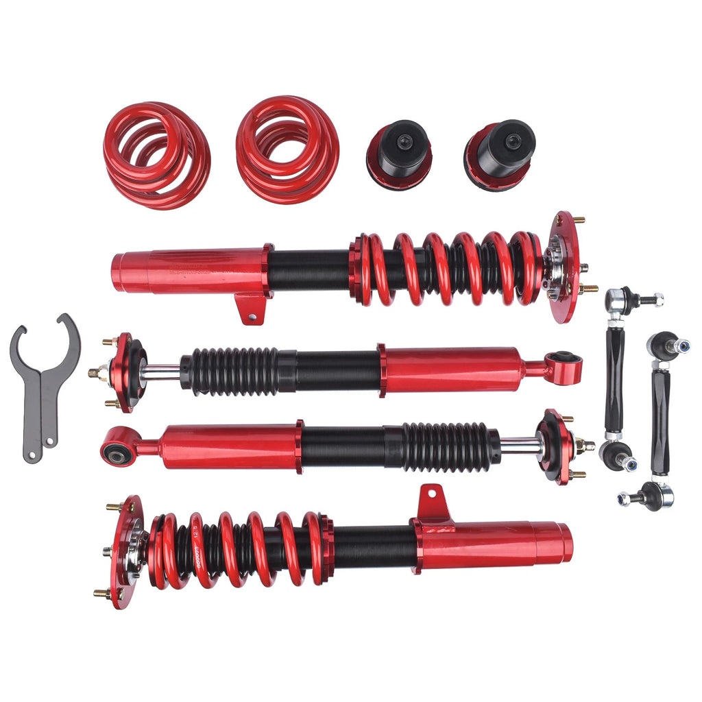 Set of 4 Coilover Suspension Shocks for BMW E46 3-Series (1998-2006)