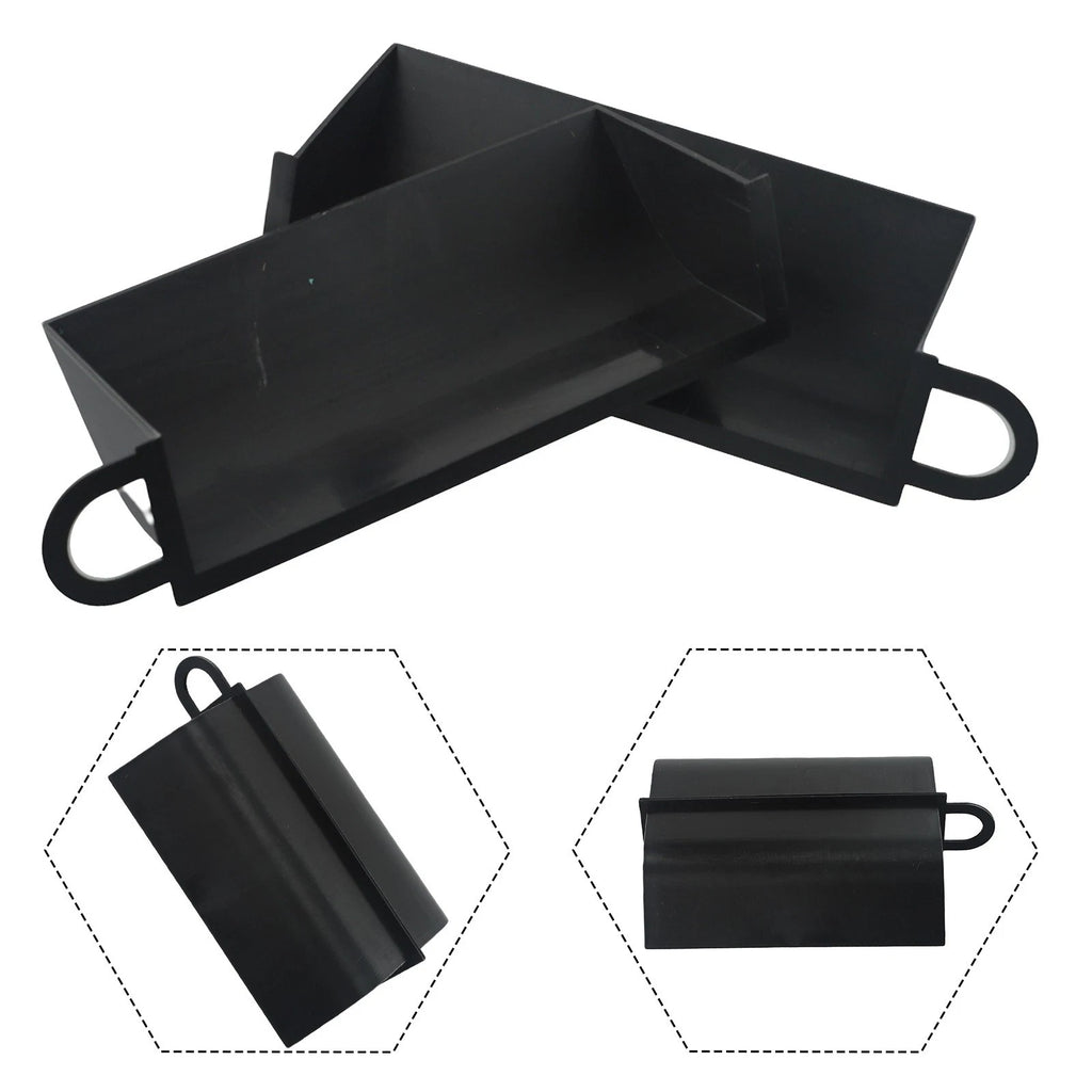 Auto Air Scoops for - Black Dynamic Plastic 1 Pair