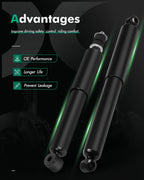 Front Rear Shocks Struts for Nissan Frontier D21 (1986–1997)