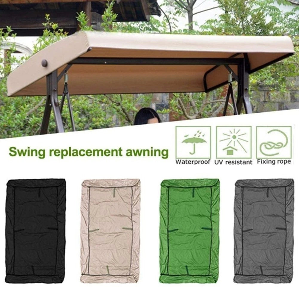 Replacement Canopy Cover for Garden Swing Chair (Waterproof, Tear Resistant)
